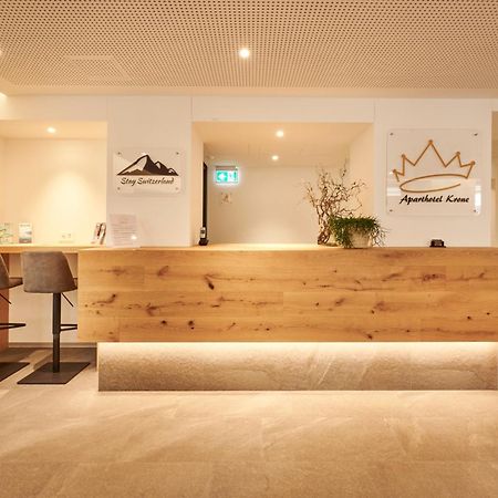 Aparthotel Krone - Self Check-In Unterseen Exterior foto
